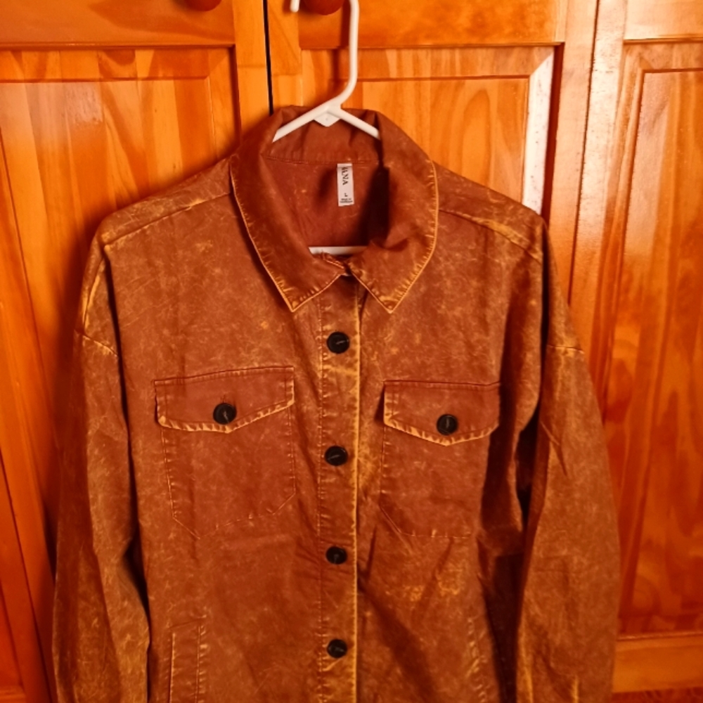 NEW ZENANA VINTAGE LOOK LIGHT SHACKET